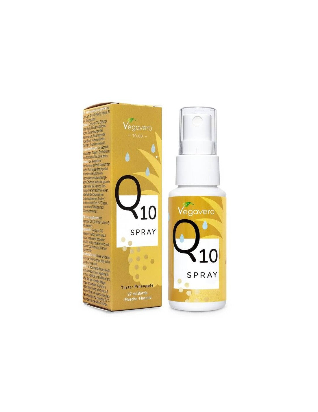 Q10 Spray/ Coenzyme Q10/ Oral spray, 27 ml, 100% Vegan Vegavero