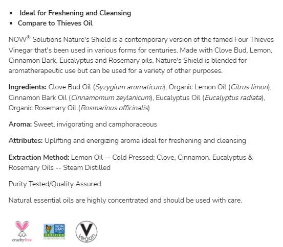 Přírodní štít | Směs ochranného oleje - 30 ml