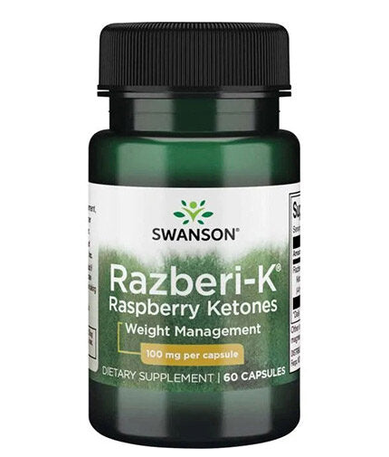 Razberi - K 100 mg | Cetonas de frambuesa - 60 cápsulas