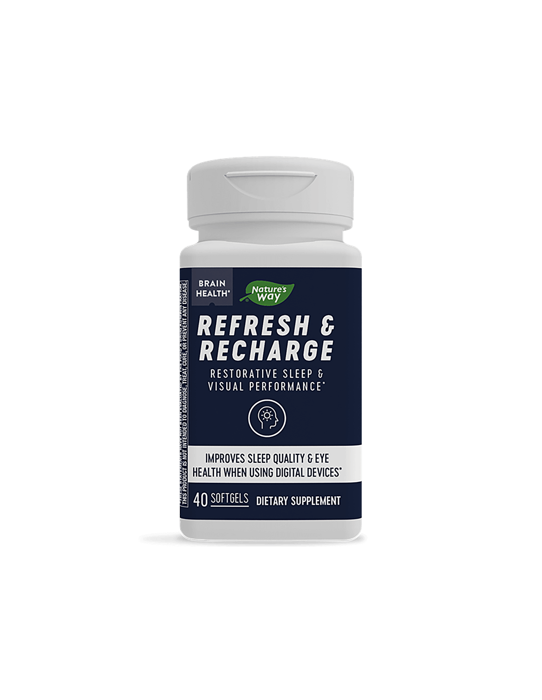 Refresh & Recharge / Against fatigue and insomnia, 40 Nature's Way softgel capsules