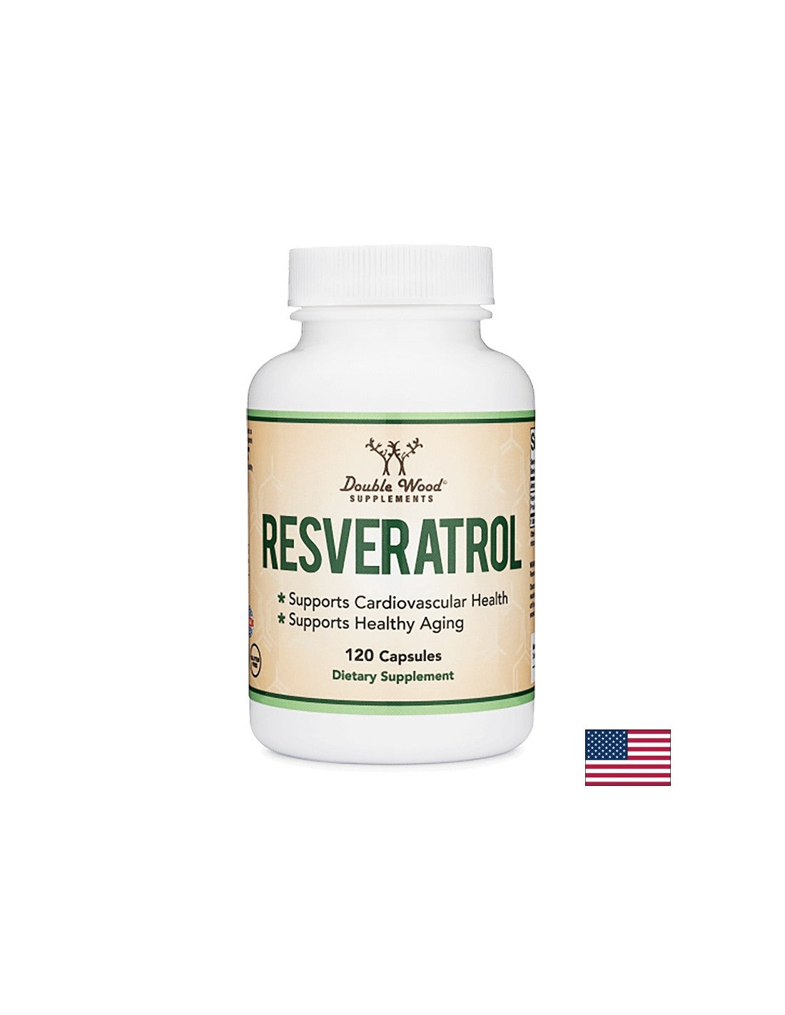 Resveratrol/ Resveratrol, 120 kapsulių dviguba mediena