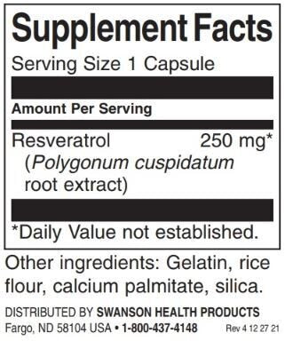 Resveratrolis - didesnis potencialas 250 mg / 30 spąstų - 0