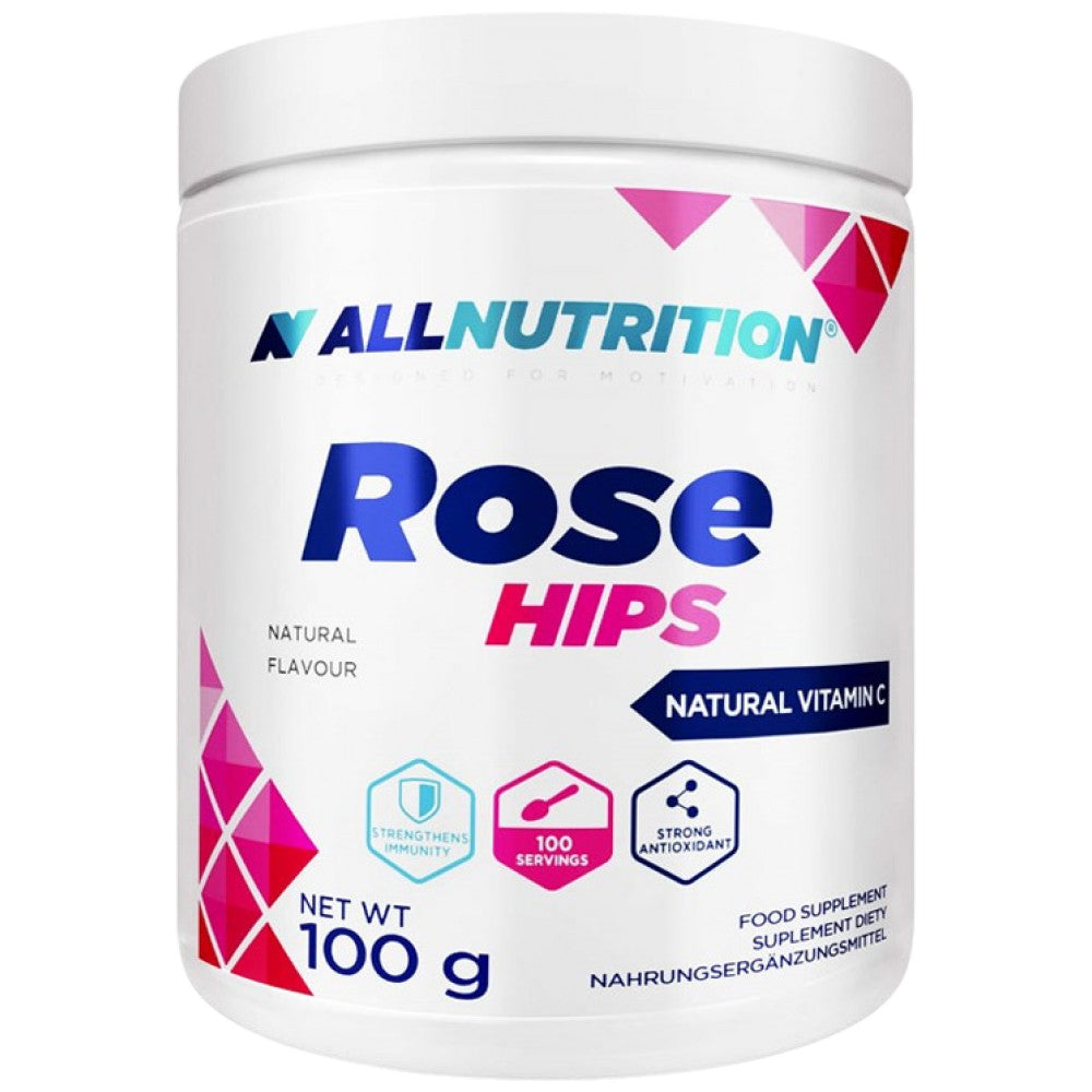 Rose Hips Pulver | Natierlech Vitamin C - 100 Gramm