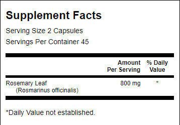 Rosemary 400 mg - 90 tobolek