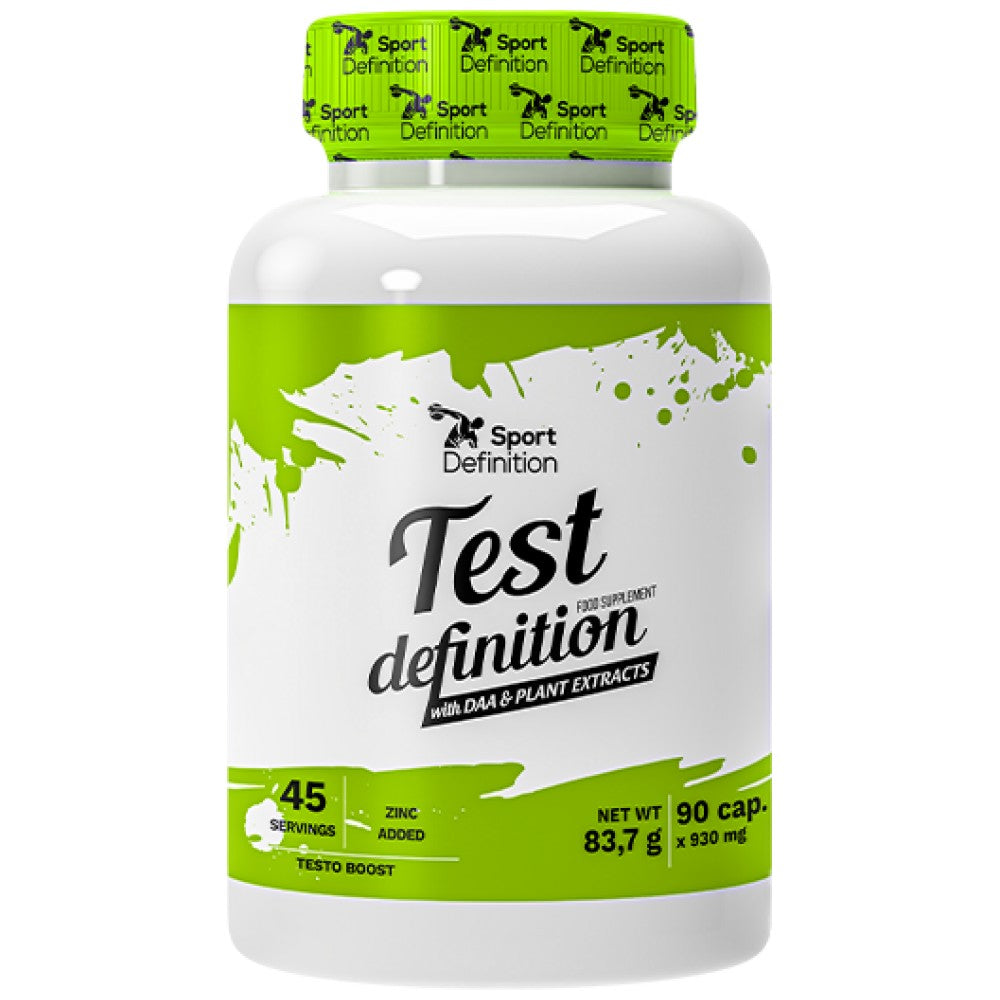 Test Definition | with DAA, Tribulus, Zinc & Magnesium - 90 capsules