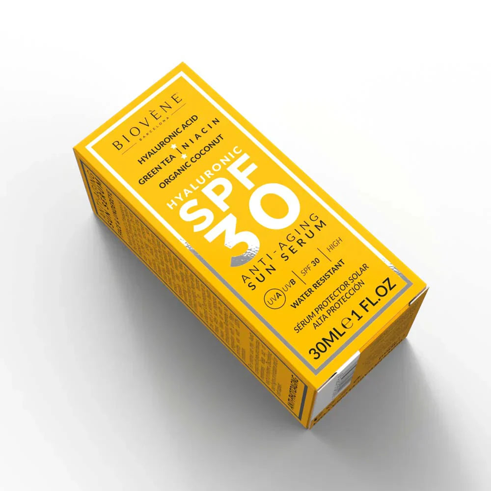 Anti-aging facial sunscreen SPF 30 with hyaluronic acid - 30 ml