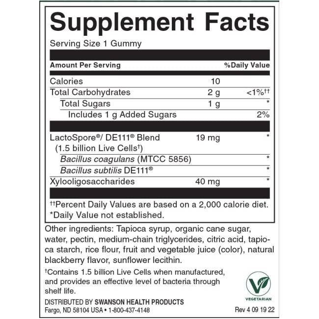 Probiotic + Prebiotic Gummies - 60 gummies