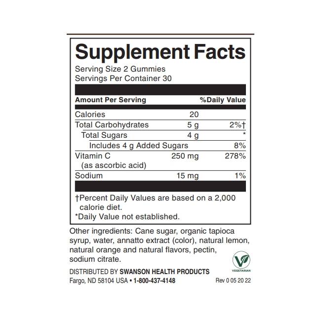 Gummies Vitamin C - 60 gummies