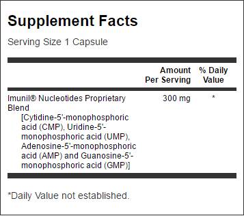 Mixed Nucleotides With Imunil 60 capsules