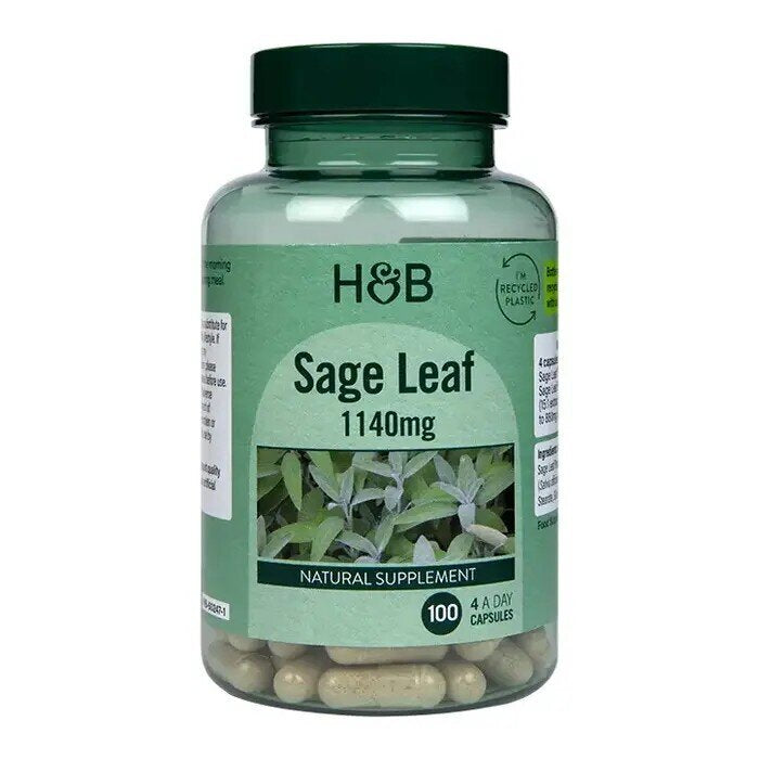 Salvia (Sage Leaf) (Sage) 285mg 100 kapslí Holland & Barrett