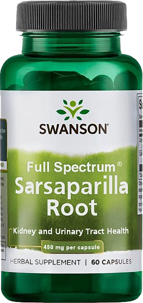 Sarsaparilla šaknis 450 mg - 60 kapsulių