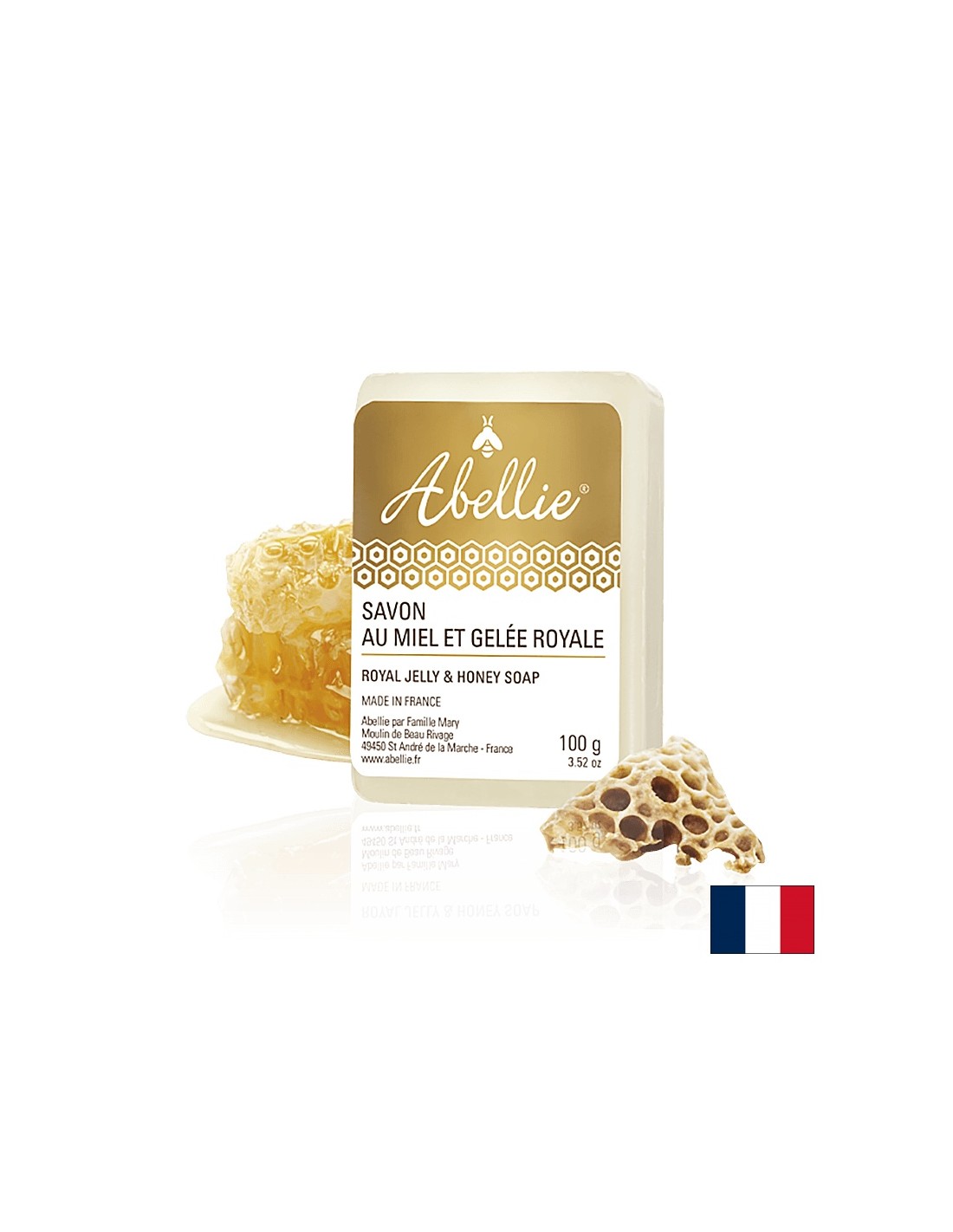 Soap with honey and royal jelly - Savon au miel et gelée royale, 100 g