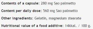 Saw Palmetto 280 mg - 100 Kapselen