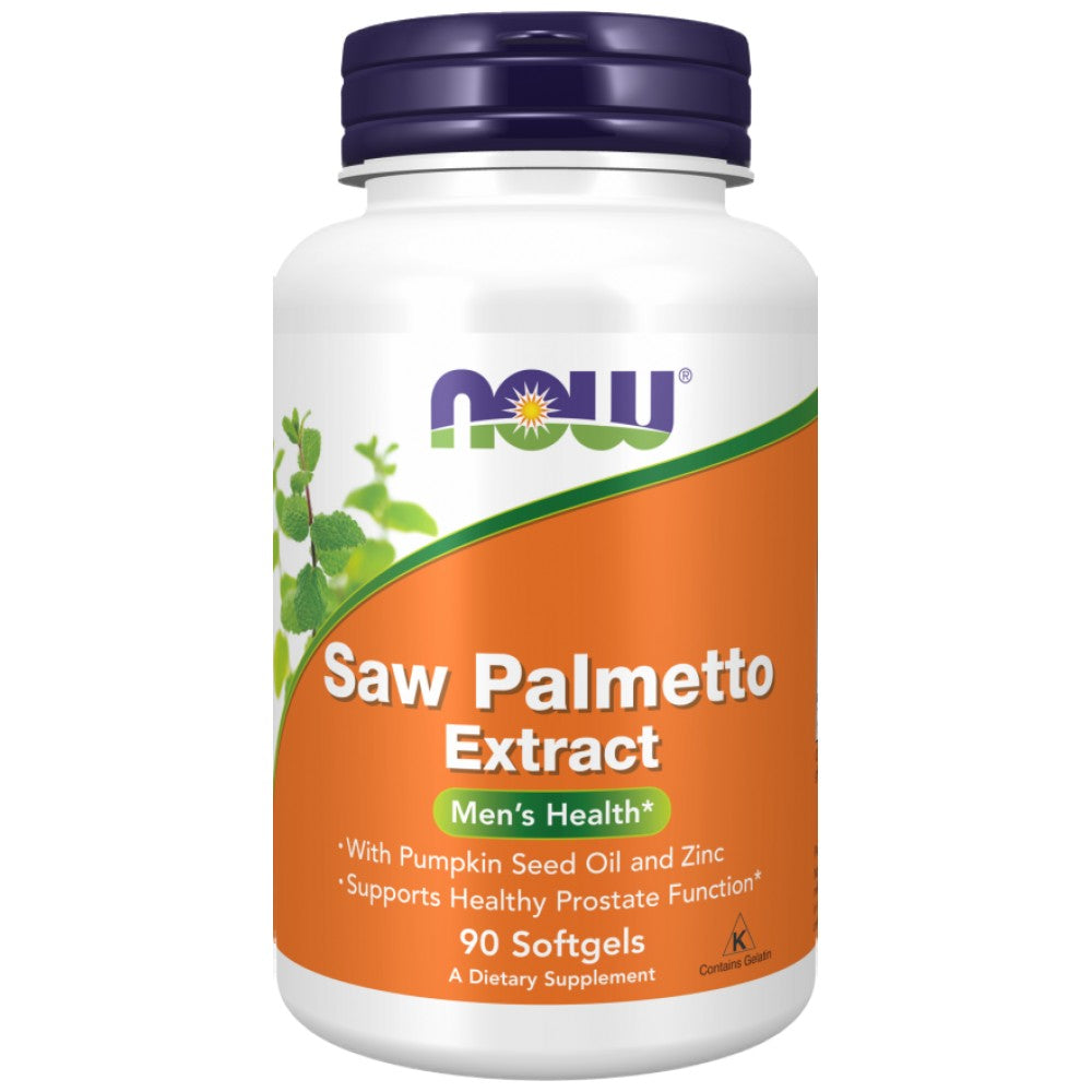 Saw Palmetto Extract | with Pumpkin Seed Oil and Zinc - 90 Gel capsules