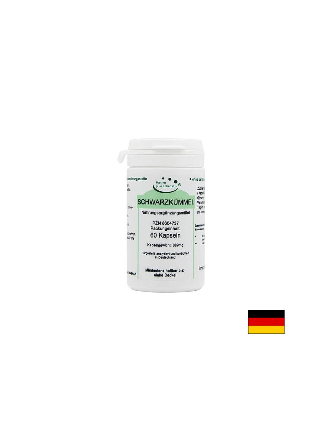 Schwarzkümmel / černý kmín, 60 tobolek El comPra