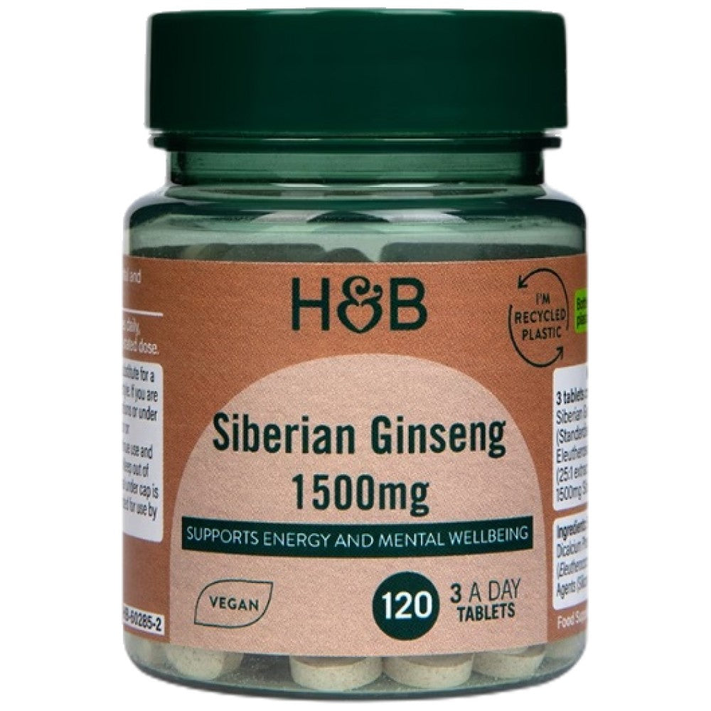 Siberian Ginseng 1500 mg - 120 Tablets