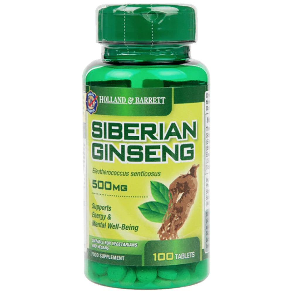 Ginseng siberiano 500 mg 100 comprimidos