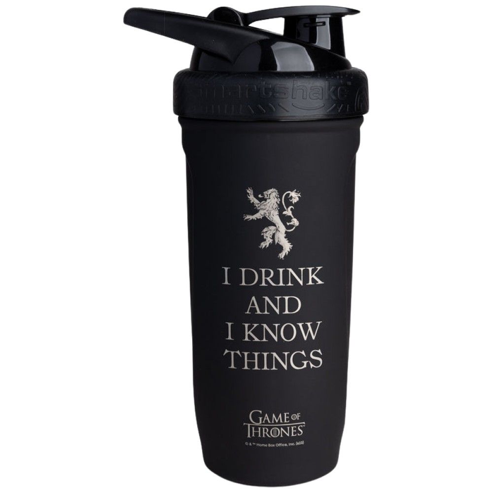 Smart Reinforce Stainless Steel Shaker | Game Of Thrones I Drink and I Know Things - 900 ml