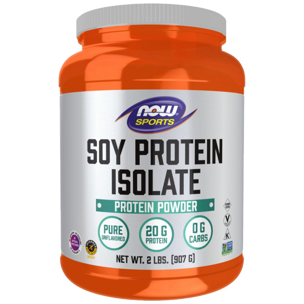 Isolado de proteína de soja | Sem sabor - 544 gramas