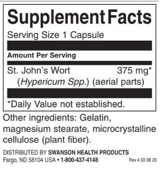 Wort St. John's Wort 375 mg - 120 tobolek