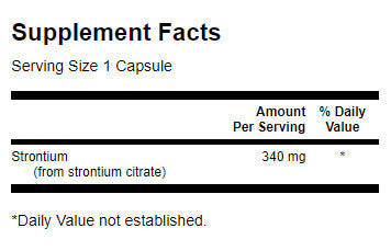 Citrato de estroncio 340 mg - 60 cápsulas