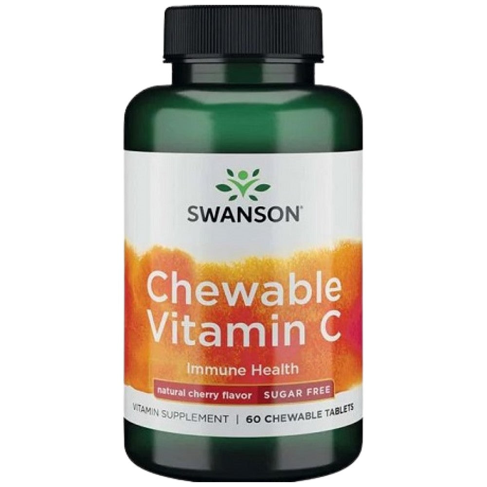 Sugar-Free Chewable Vitamin C 500 mg 60 Tablets