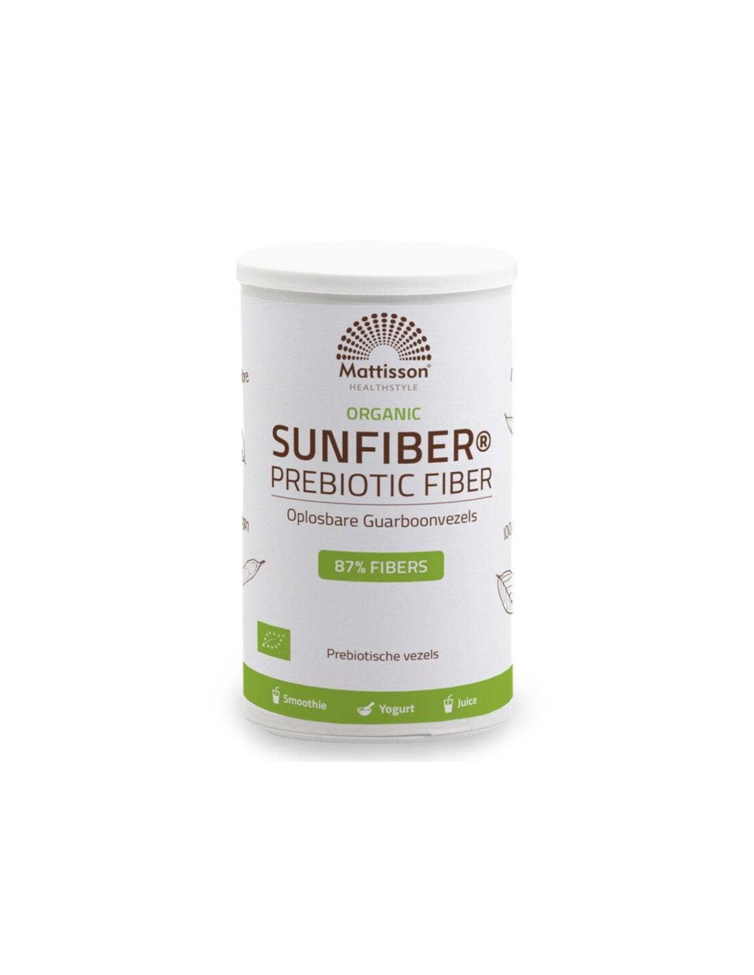 Prebiotic fiber Sunfiber Bio, 125 g powder Mattisson Healthstyle