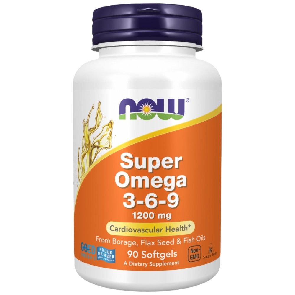 Super Omega 3-6-9 1200 mg-90 gēla kapsulas