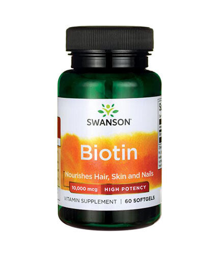 Super Strength Biotin 10.000 mcg - 60 gelcapsules