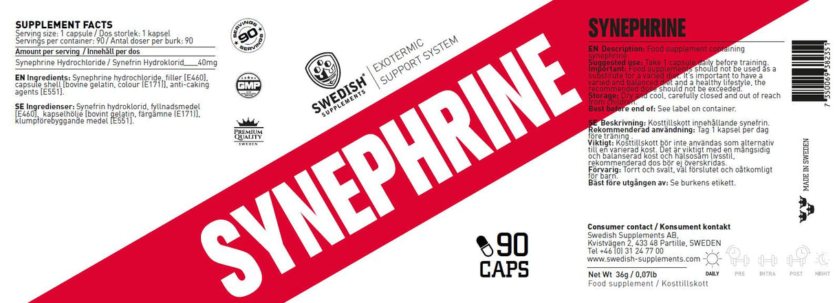 Synephrine HCL - 90 capsules