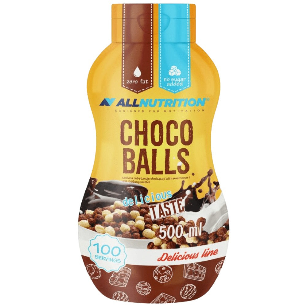 Syrop zerowy kalorie | Choco Balls - 500 ml