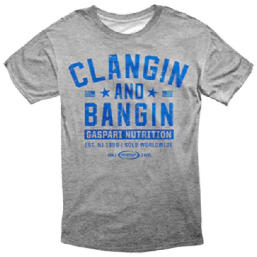 „Clangin“ ir „Bangin“ marškinėliai | Pilka