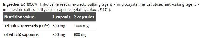 Tribusteron 60 - 120 capsules