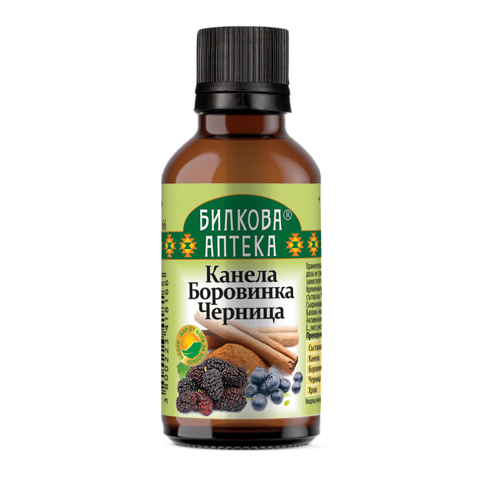 Tinktura skořice, gymnema a moruše - 50 ml