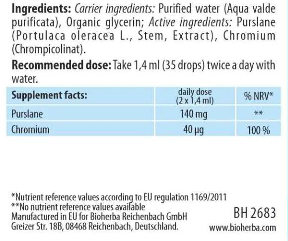 Tintura portulaca oleracea (verdolal) - 100 ml