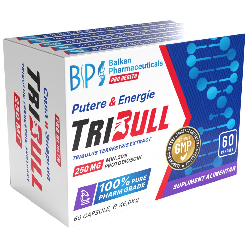 Tribul 250mg | Extrakt z Tribulus Terrestris - 60 tobolek