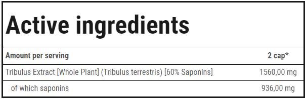 Tribulon - Tribulus Terrestris | Elitarna formuła mężczyzn - 120 kapsułek