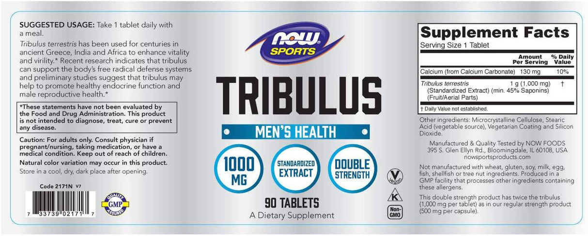 Tribulus 1000 mg - 90 tabletten