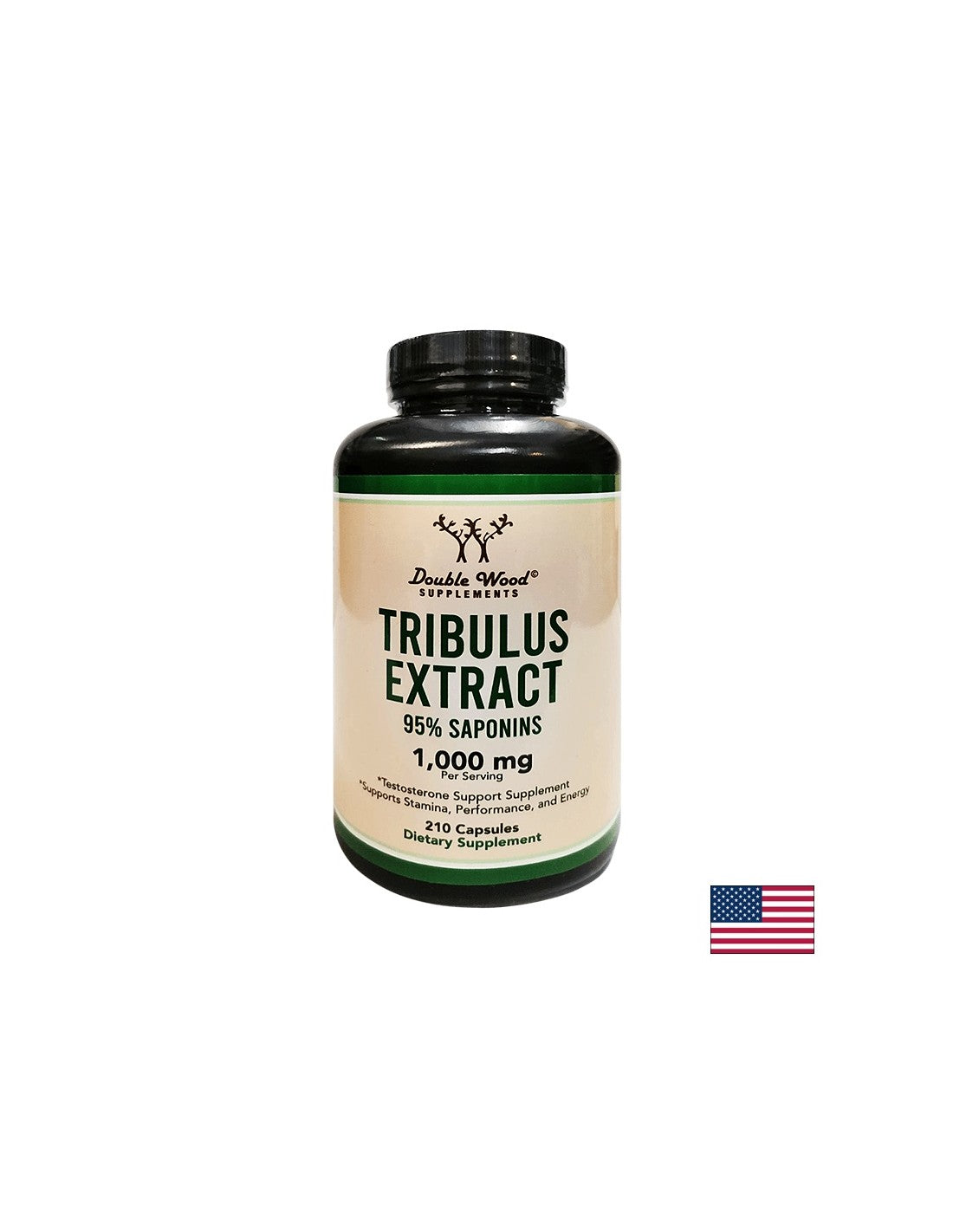 „Tribus Extract“ / „Tribulus“ / „Gable“ dantų ekstraktas, 210 kapsulių dviguba mediena