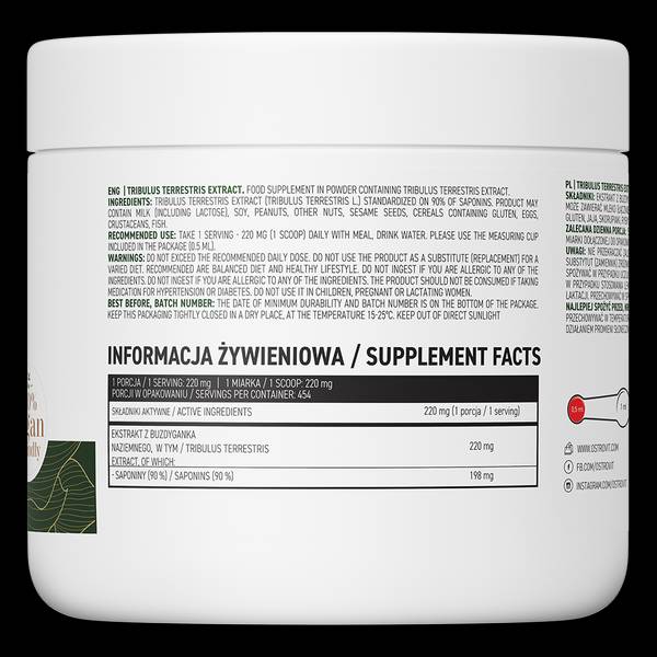 Tribulus Terrestris Extract 90% | Powder 100 grams