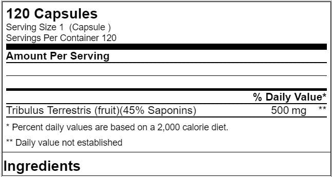 Tribulus XS 120 capsules