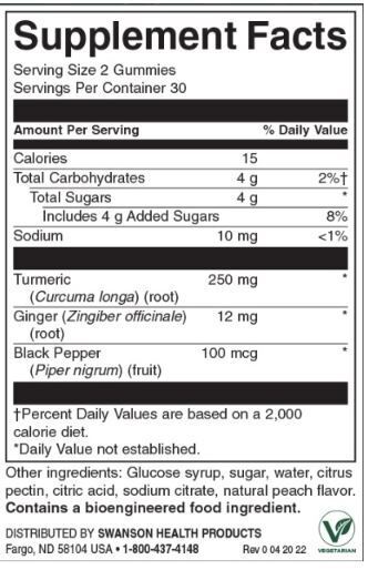CURMERE CON GENGER GUMMIES | Mango - 60 tabletas masticables