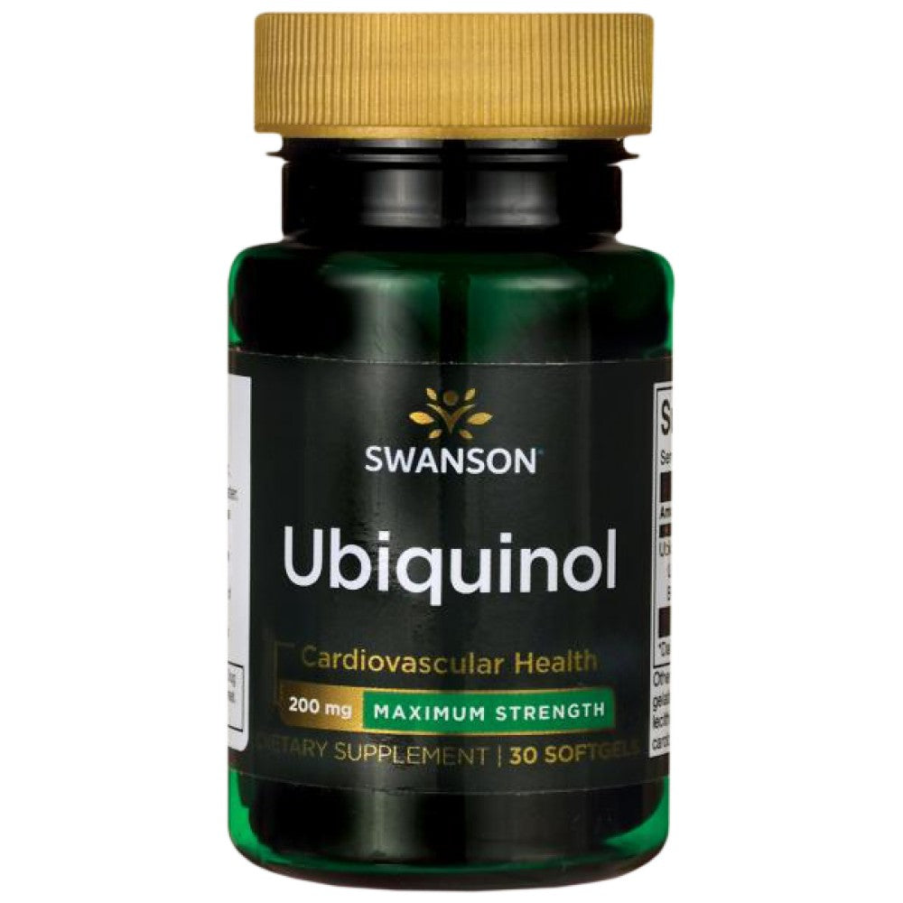 Ubiquinol - Maximum Strength 30 Gel capsules