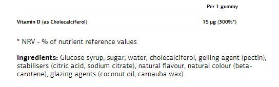 Gummies UltraVit Vitamina D/60 gommies