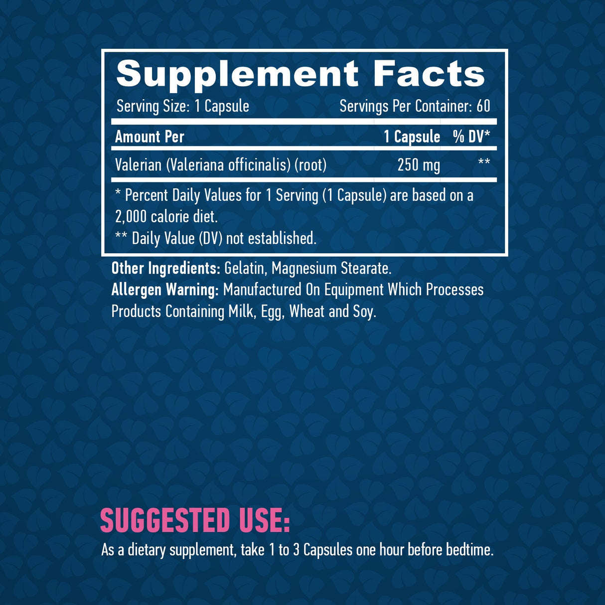 Valeriaan 250 mg. / 60 vallen.