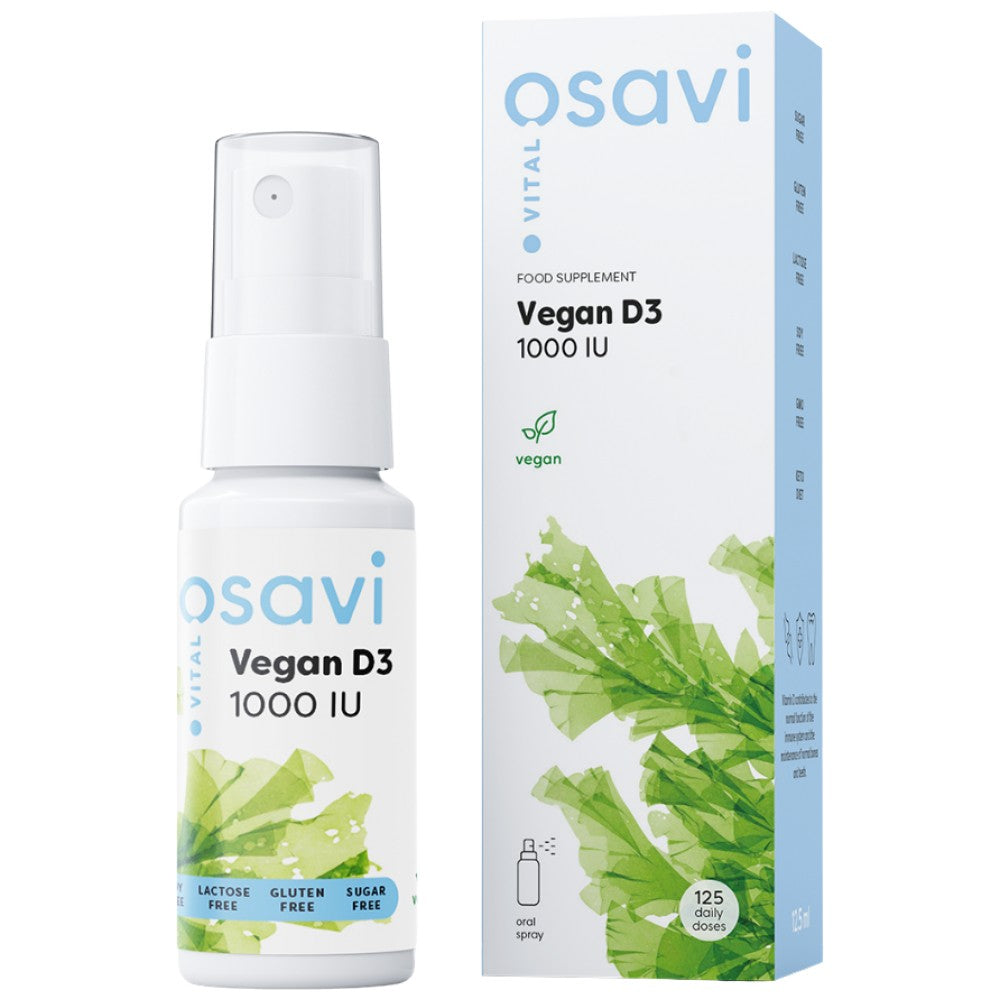 Vegan D3 1000 IU | Orální sprej - 12,5 ml