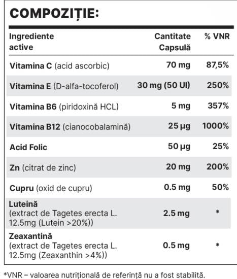 Vireta | Optimalus regėjimas - 120 kapsulės