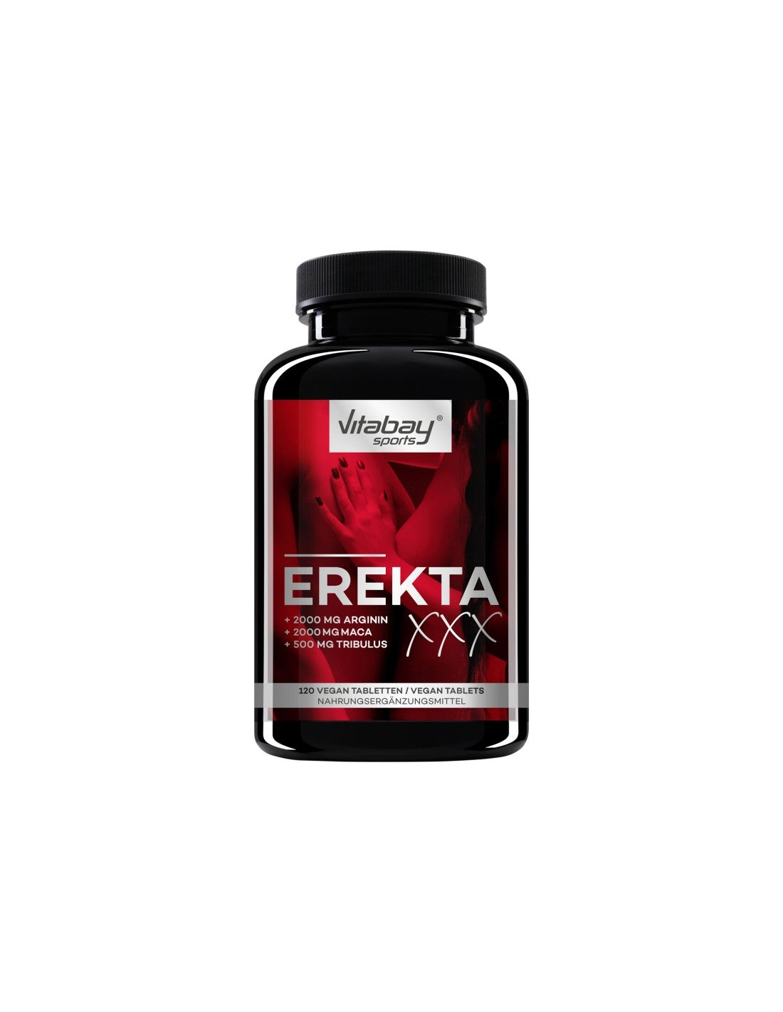 Sport Erektaxxx - en aktiven Mann mat Arginin, Poppin, Tribulus Timulris, 120 Kapselen