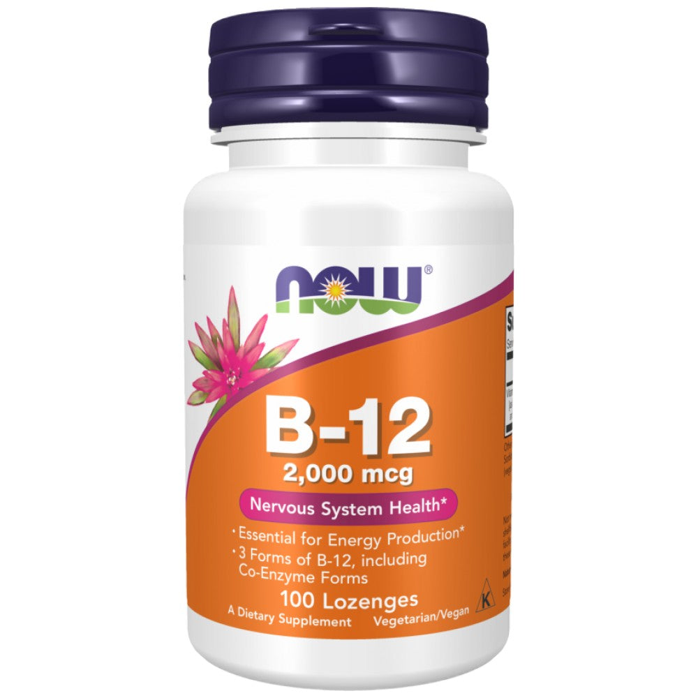 Vitamin B -12 Installéierter Energiewirm McG - 100 sublingual Pëllen