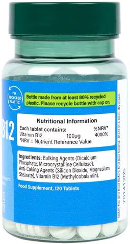 Vitamin B12 100 mcg | Methylcobalamin - 120 tablet